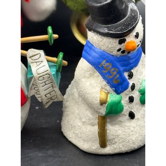 Vintage Snowman Christmas Ornaments Decor Lot Of 11 - Picture 5 of 6
